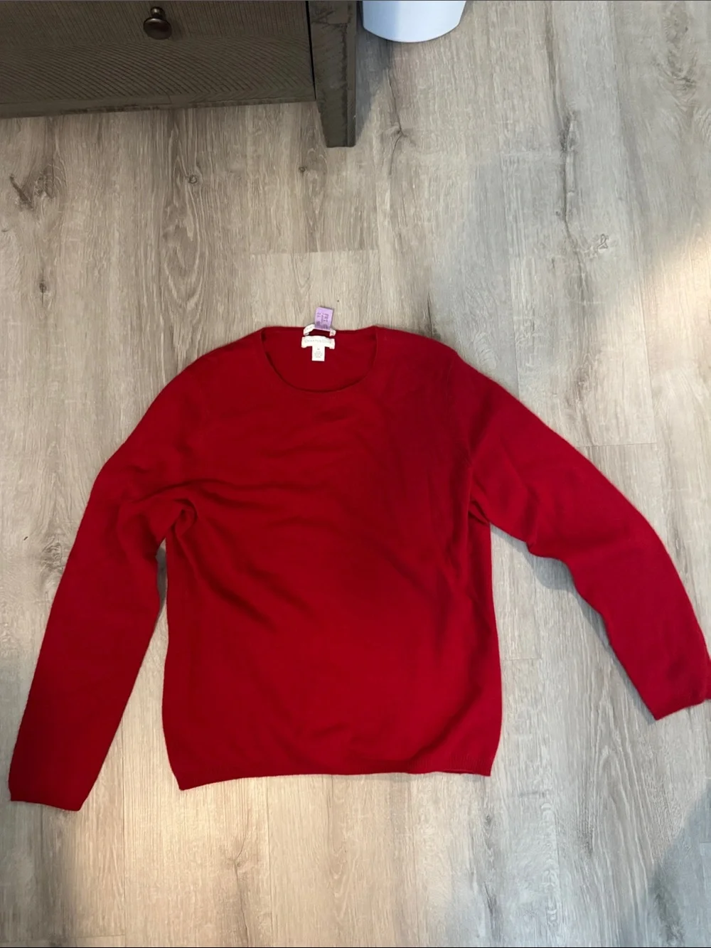 Charter Club Red Crewneck Sweater